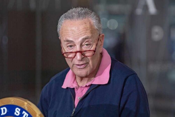 A man with glasses speaking at a press conference
