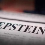 Epstein Scandal TWIST – Accountant’s Conflicting Testimony Exposed Close-up of a newspaper headline reading 'EPSTEIN'