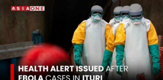 Health Alert Issued After Ebola Cases In Ituri | Asia One News