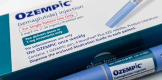 Ozempic injection pen and packaging for diabetes treatment