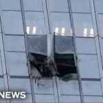 Aircraft crashes into a Beijing skyscraper