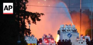 Water Cannons Roar — Streets On Fire