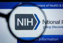 Outbreak Cargo? NIH Team Caught Mid-Flight magnifying glass over NIH logo on a website