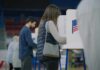 Trump Slams ‘Crooked’ California Tally A person casting their vote at a polling station