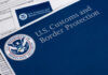 U.S. Customs and Border Protection documents on a desk