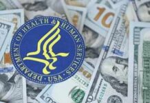 Billions Frozen, Families Left Waiting HHS seal on a pile of US dollar bills