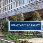 Department of Energy sign outside government building