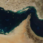 Hormuz Just Became More Dangerous Satellite view of the Persian Gulf and surrounding geographical features