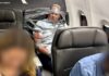 Passenger Taped Down After Midair Incident Unruly passenger arrested after being restrained with duct tape during flight