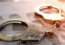 Wholesale Meth Behind The Counter Handcuffs on a fingerprint form