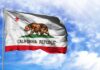 California Eyes EMERGENCY AI Shutdown California state flag waving against a blue sky