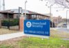 Killings Spark DHS Warning To Virginia Homeland Security sign outside a fenced government building