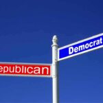 Frontrunner Twist: Dual Veeps Dominate Street signpost with opposing directions