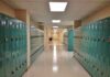 Oregon Teacher Reveals How She Survived School hallway with rows of teal lockers