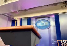 Press Room Shock: Trump Picks a Fighter Podium in White House press briefing room