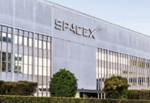 SpaceX For Every Kid – What’s The Catch? SpaceX headquarters exterior with large logo and windows